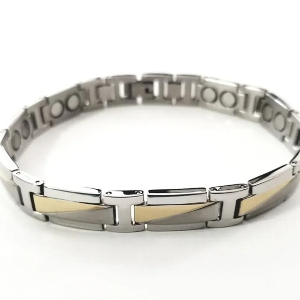 316L stainless steel magnetic‎ bracelet 8.5 inches